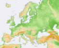 Tafel: Europa 4 topografische Karten 2014